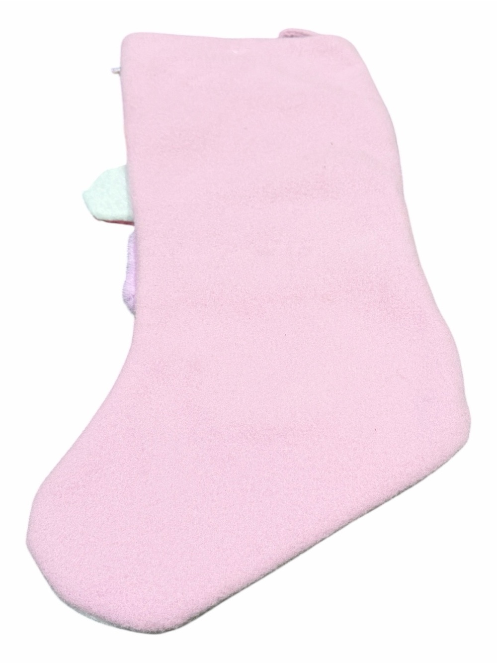 Unicorn Plush Holiday Stocking in Lavender, White & Pink - Picture 3 of 3